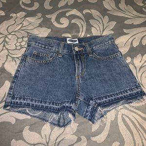 Denim shorts